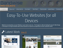 Tablet Screenshot of bandwise.com